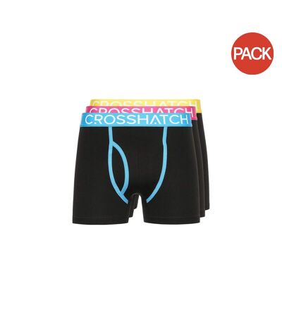 Boxers trioglow homme noir Crosshatch