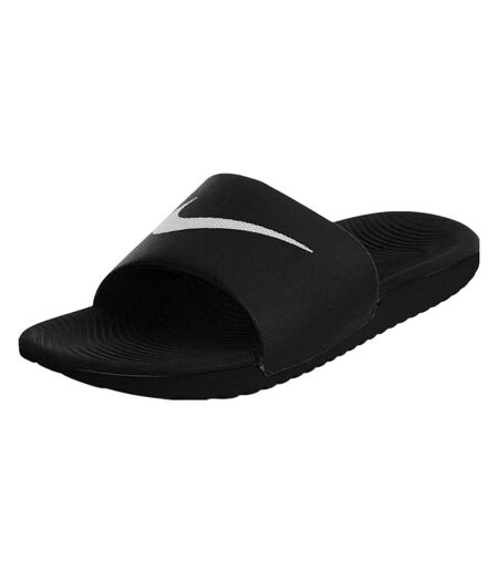 Claquettes Motif/style Logo Coffee Garçon Noir Nike