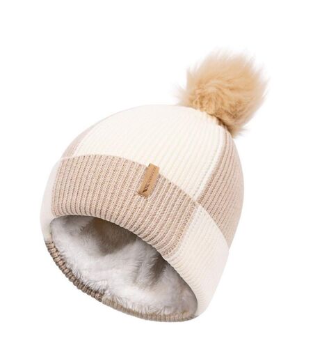 Womens/ladies Zariel Beanie Soft Stone Trespass