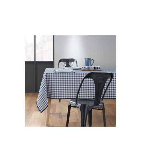 Nappe Antitache Imprimé Vichy 150x240cm Bleu