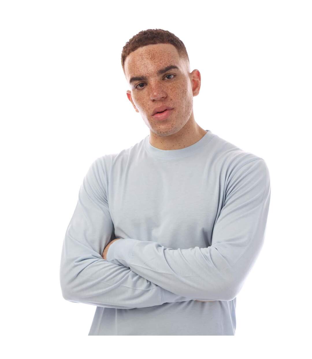 T-shirt Manches Longues Homme Bleu Clair Tom Ford-4