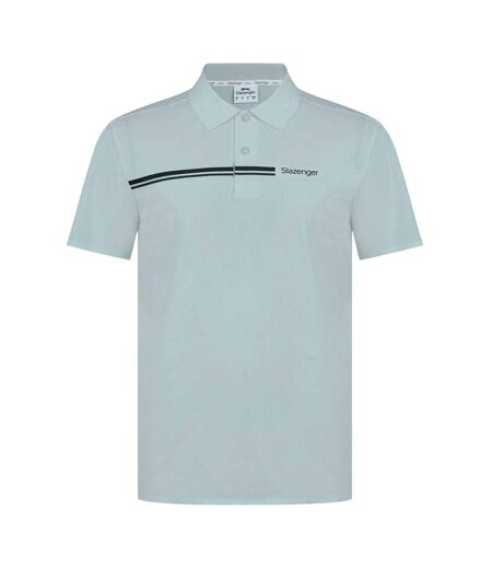 Mens Polyester Golf Polo Shirt Grey Slazenger
