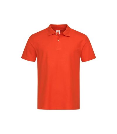 Stedman Mens Cotton Polo (Brilliant Orange) - UTAB282