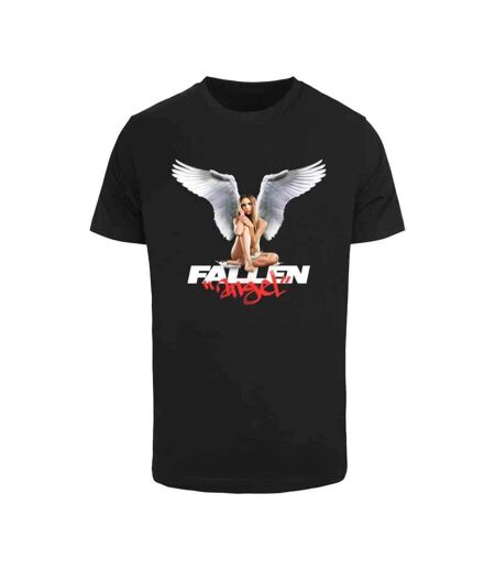 T-shirt Homme Ange Déchu Noir Mister Tee