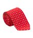 Unisex Adult Diamond Show Tie One Size Red Gold Supreme Products-3