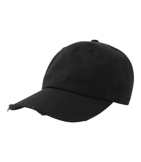 Casquette Destroyed-s Noir Atlantis Headwear