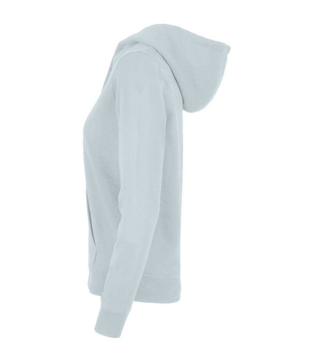 Sweat À Capuche Basic Femme Bleu Mer Build Your Brand-4