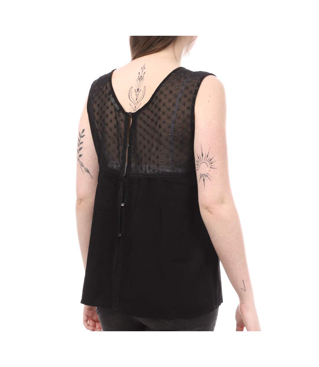 Blouse Noir Femme Teddy Smith Texan