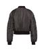 Veste bomber femme noir  schott oversize washed-2