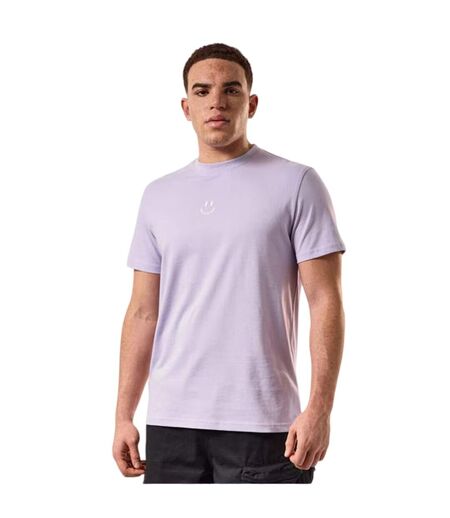 T-shirt Manches Courtes Motif/style Graphique Smile Homme Violet Weekend Offender
