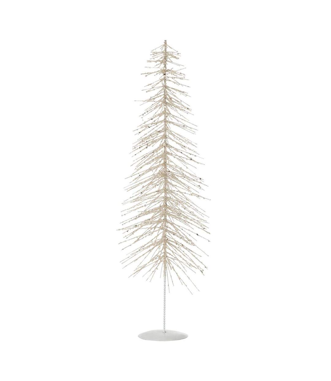 Sapin de Noël Déco à Paillettes Dreams 58cm Argent-1