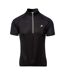 Maillot De Cyclisme Manches Courtes Surato Homme Noir Martes Essential-1
