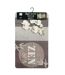 Tapis Déco Imprimé Spazen 45x75cm Taupe-2