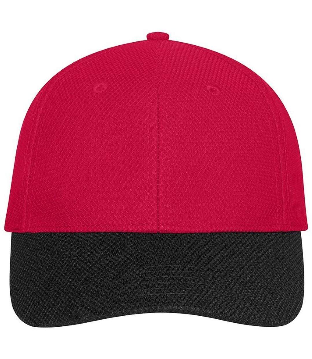 Casquette unisexe - MB6246 - rouge et noir-1