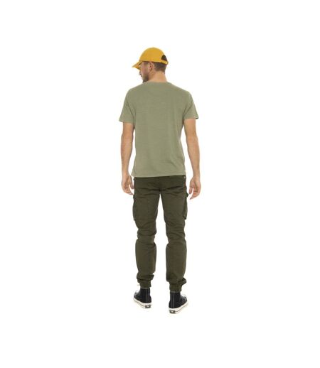 T-shirt homme col V en coton avec logo Tyron Vondutch