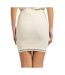 Jupe beige femme calvin klein jeans microcable-2