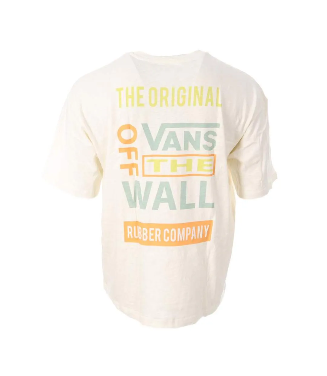 T-Shirt blanc homme vans logos-2