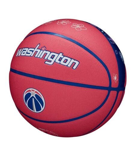 Ballon De Basket Motif/style Nba Washington Wizards Taille 7 Rose Wilson