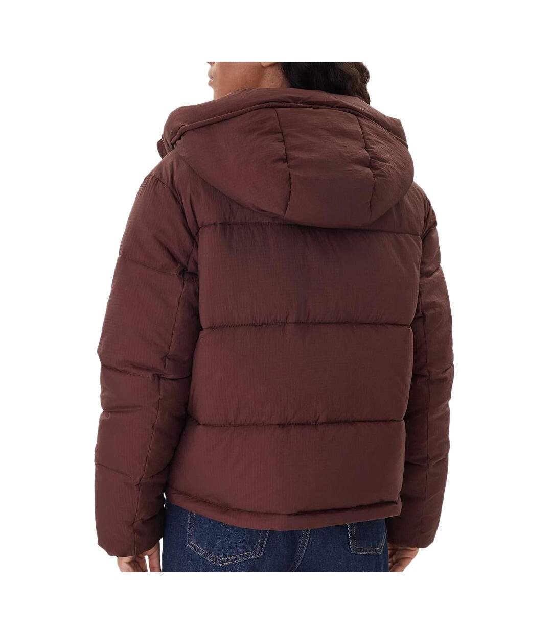 Doudoune marron femme tommy hilfiger dw0dw21625-2