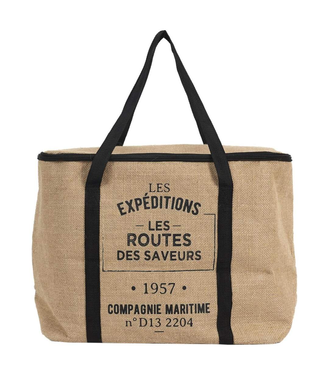 Sac Fraîcheur Effet Jute 42cm Naturel-2