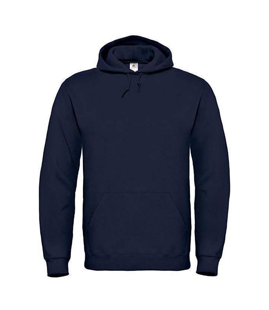B&c Mens Sweatshirt À Capuche / Hoodie Bleu Marine B And C-2