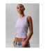Débardeur Motif/style Uni Femme Gris Clair Calvin Klein-4
