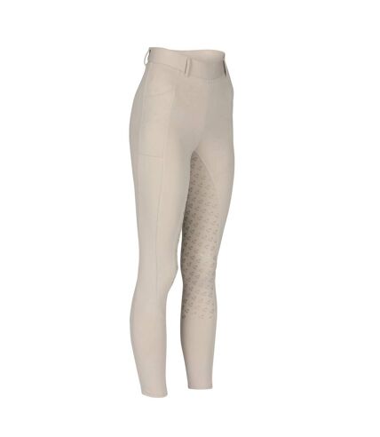 Collant d´équitation albany femme beige Aubrion