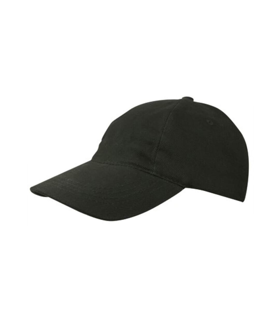 Casquette de baseball en coton brossé pour enfants et adolescents noir L-Merch-2
