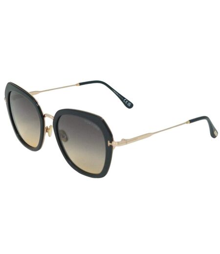 Womens/ladies Kenyan Sunglasses One Size Gold Black Tom Ford