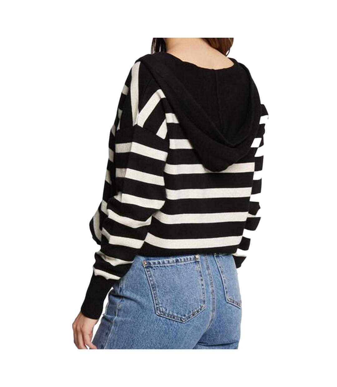 Pull noir femme morgan ballo-2