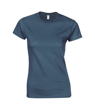 Gildan - T-shirt à manches courtes - Femmes (Bleu indigo) - UTBC486