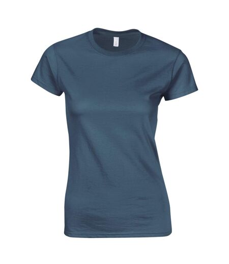 Gildan Ladies Soft Style Short Sleeve T-Shirt (Indigo Blue)