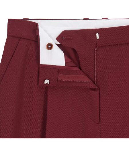 Womens/ladies Tedah Plain Trousers Red Boss