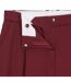 Womens/ladies Tedah Plain Trousers Red Boss-2