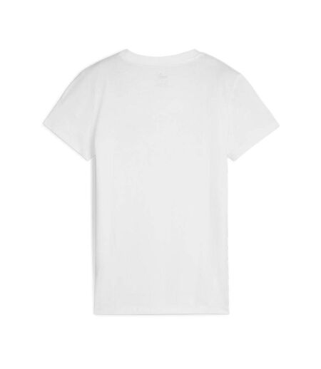 T-Shirt blanc femme puma logo lab - l