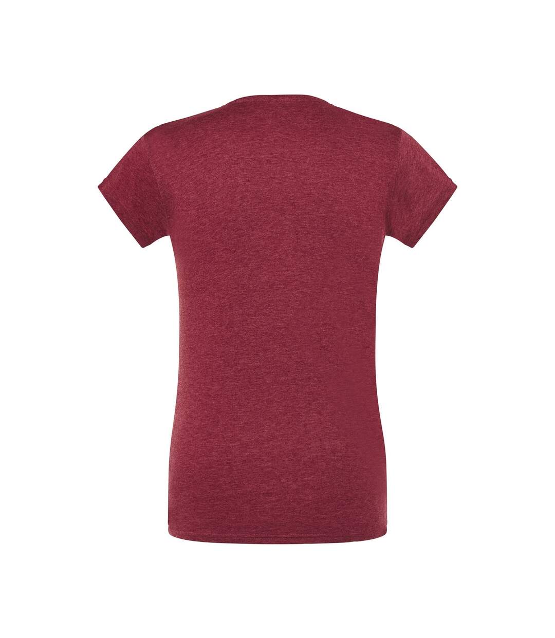 T-shirt Comfort Femme Bordeaux Chiné JHK-2