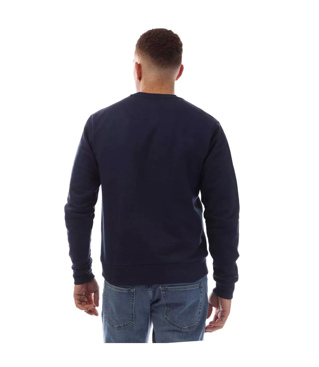 Sweat Looff Homme Bleu Marine Modern Amusement-3