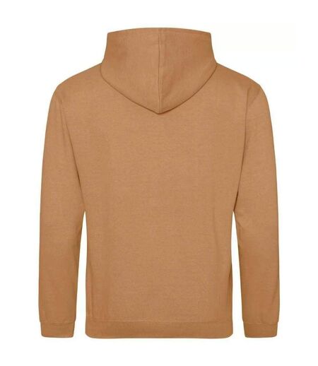 Sweat À Capuche College Adulte Marron Clair Awdis
