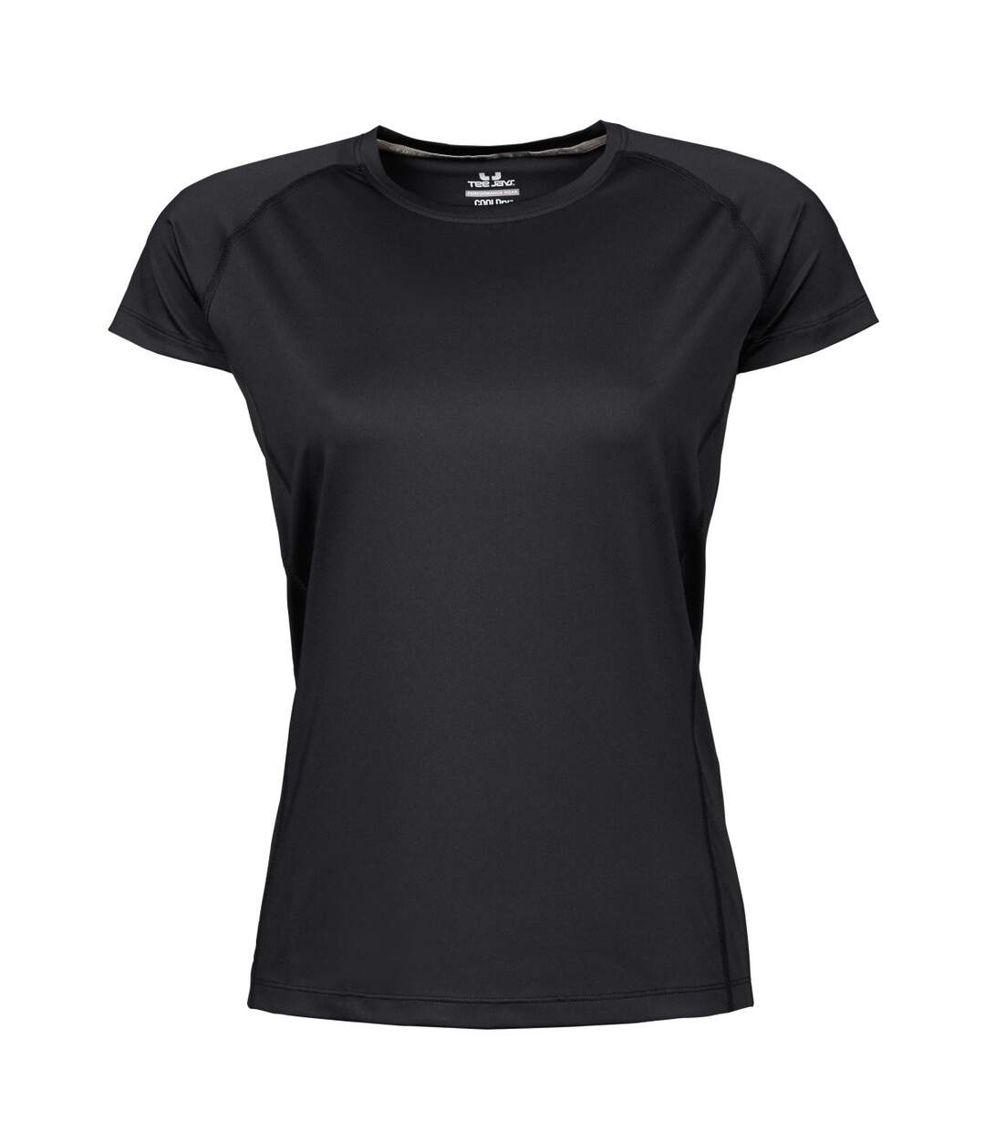 T-shirt de sport femme noir Tee Jays-1