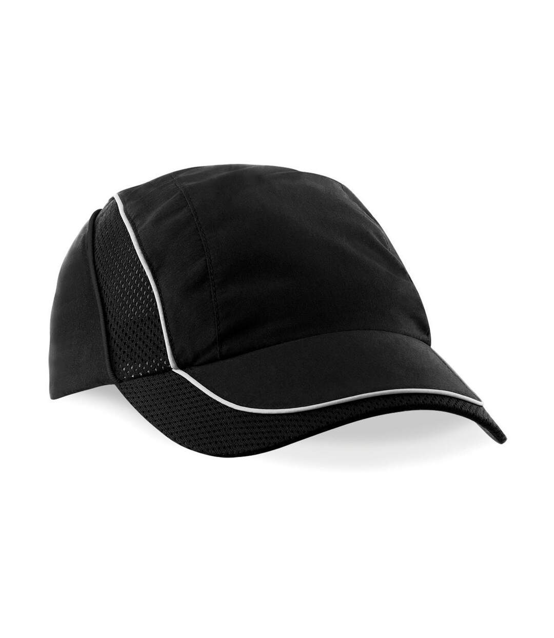 Casquette aérée adulte en maille - B182 - noir-1