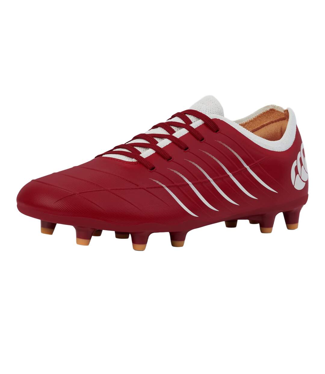 Unisex Adult Phoenix 2.0 Team Synthetic Leather Firm Ground Rugby Boots Tangerine Tango Canterbury-1
