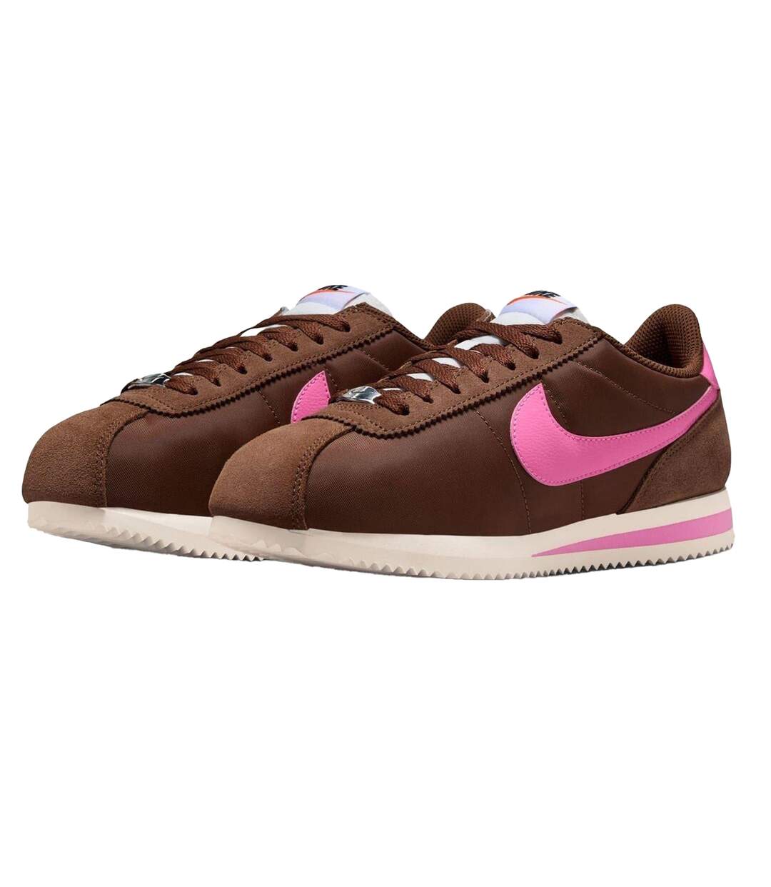 Baskets Cortez Femme Marron Rose Nike-4