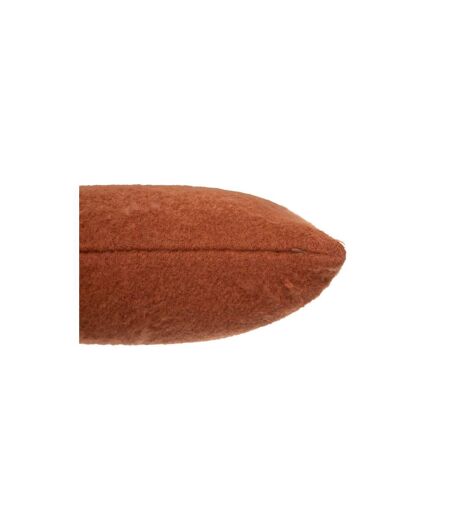 Coussin Déco Effet Mohair Kodi 45x45cm Terracotta