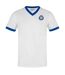 Mens Leeds Retro V Neck T-shirt White Fan Originals-2