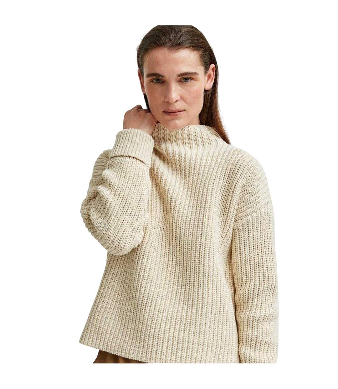 Pull Selma Femme Beige Pâle Selected Femme-4