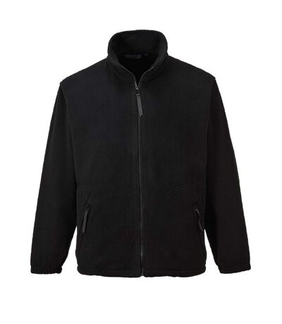 Mens argyll heavyweight fleece jacket black Portwest