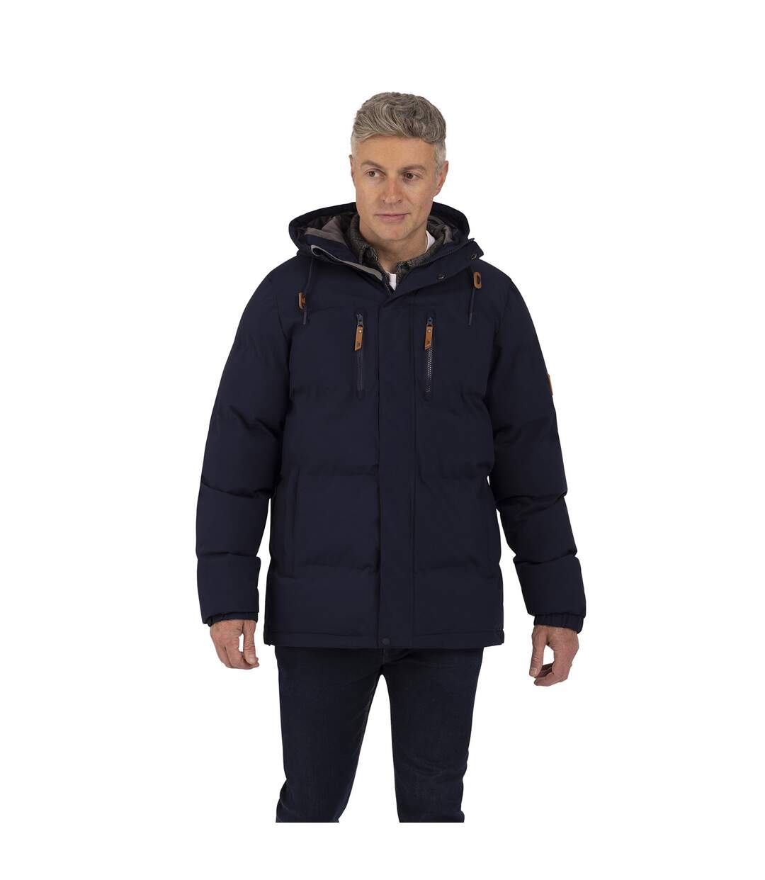 Mens Saturn Jacket Navy Trespass-4