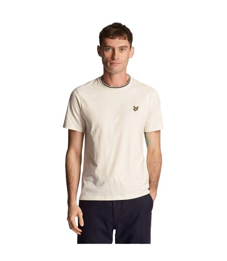 T-shirt Homme Blanc Gris Lyle & Scott