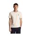 T-shirt Homme Blanc Gris Lyle & Scott-1