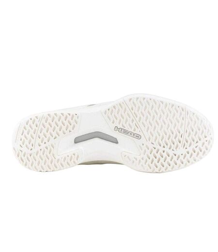 Womens/ladies Sprint Team 4.0 Padel Shoes Chalk White Light Grey Head